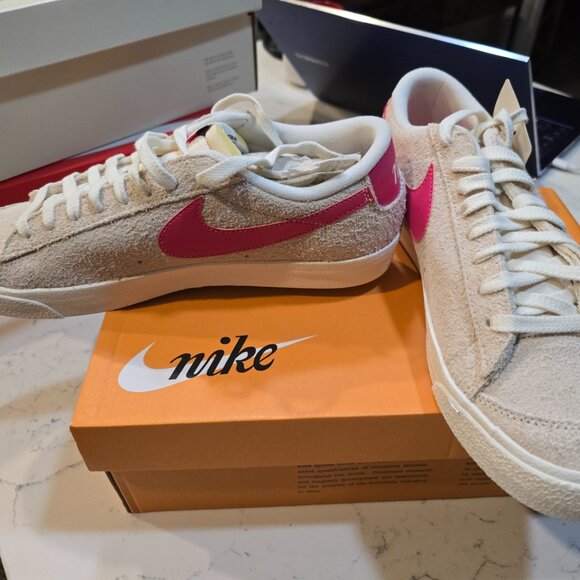Nike Blazer Low '77 Vintage Suede Size Men's 10 Guava ice/Aster pink/Sail NEW - Picture 3 of 12